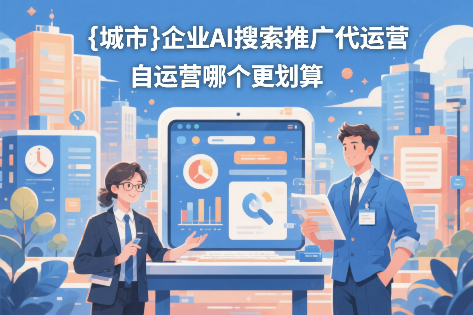 信阳企业AI搜索推广代运营和自运营哪个更划算
