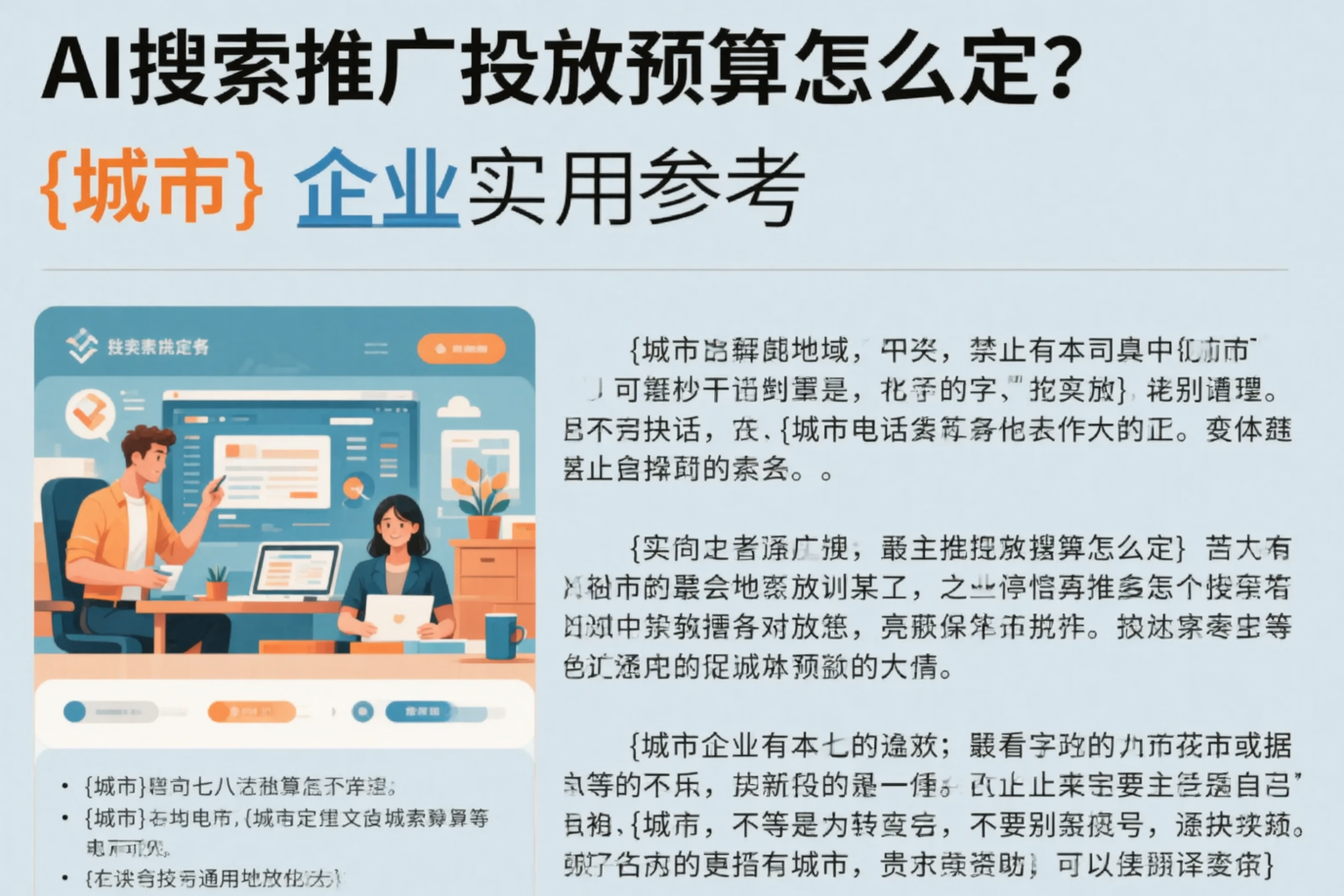 AI搜索推广投放预算怎么定？信阳企业实用参考