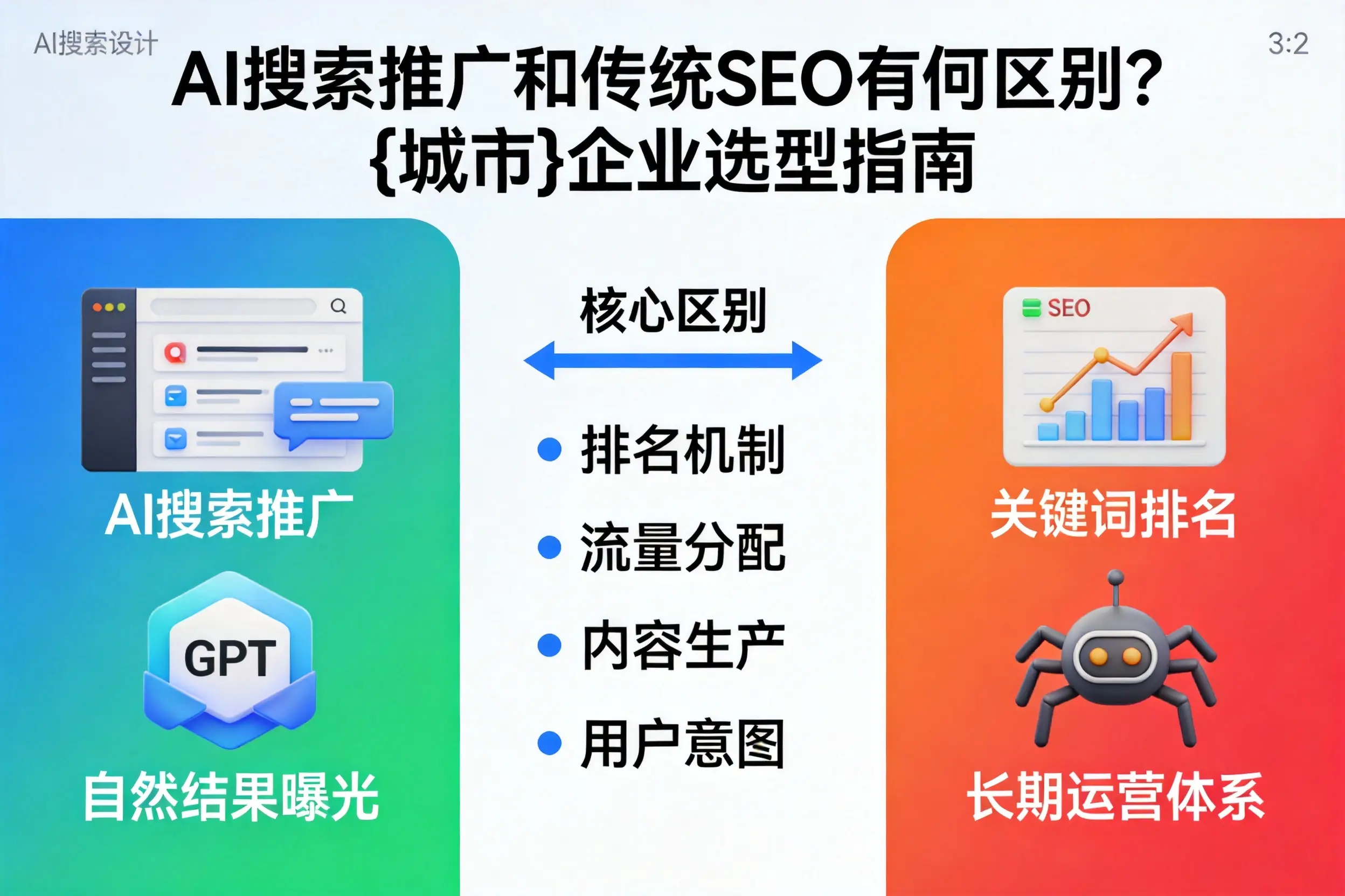 AI搜索推广和传统SEO有何区别？信阳企业选型指南