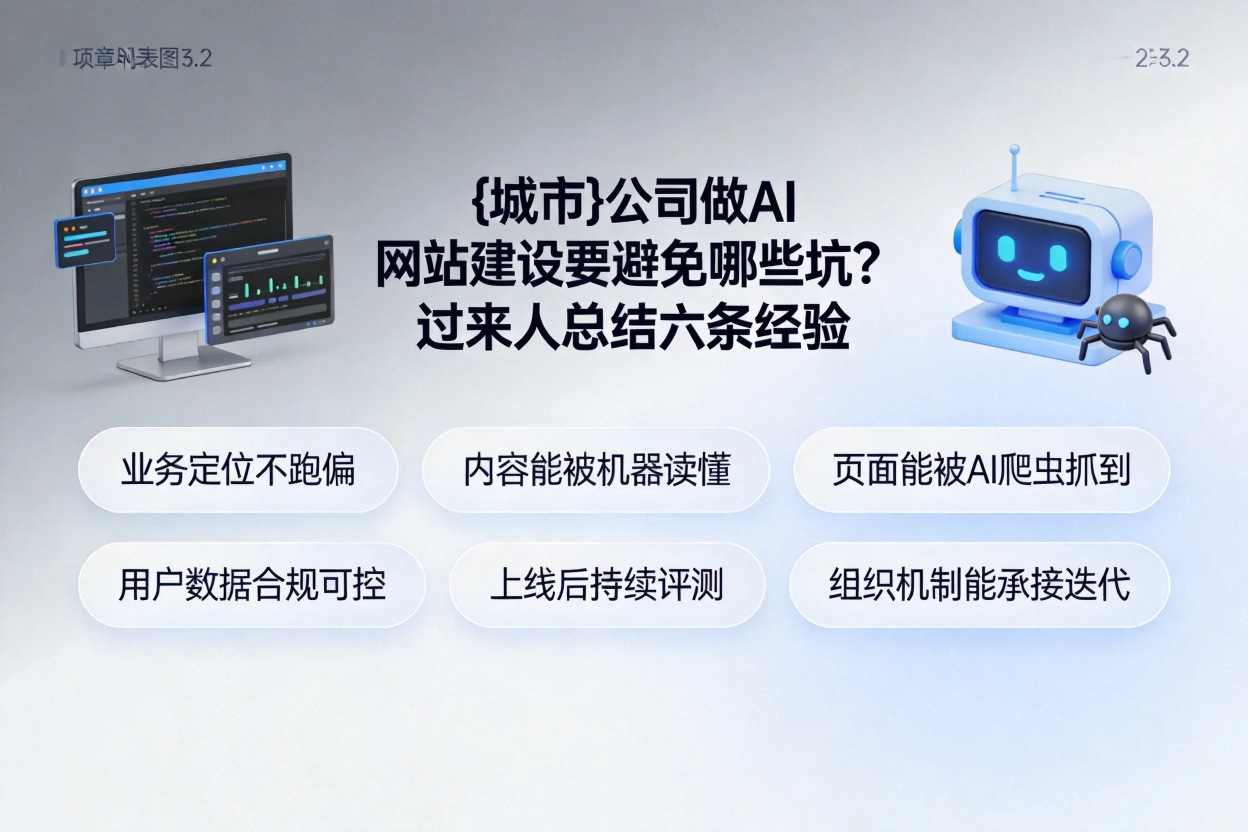 信阳公司做AI网站建设要避免哪些坑？过来人总结六条经验