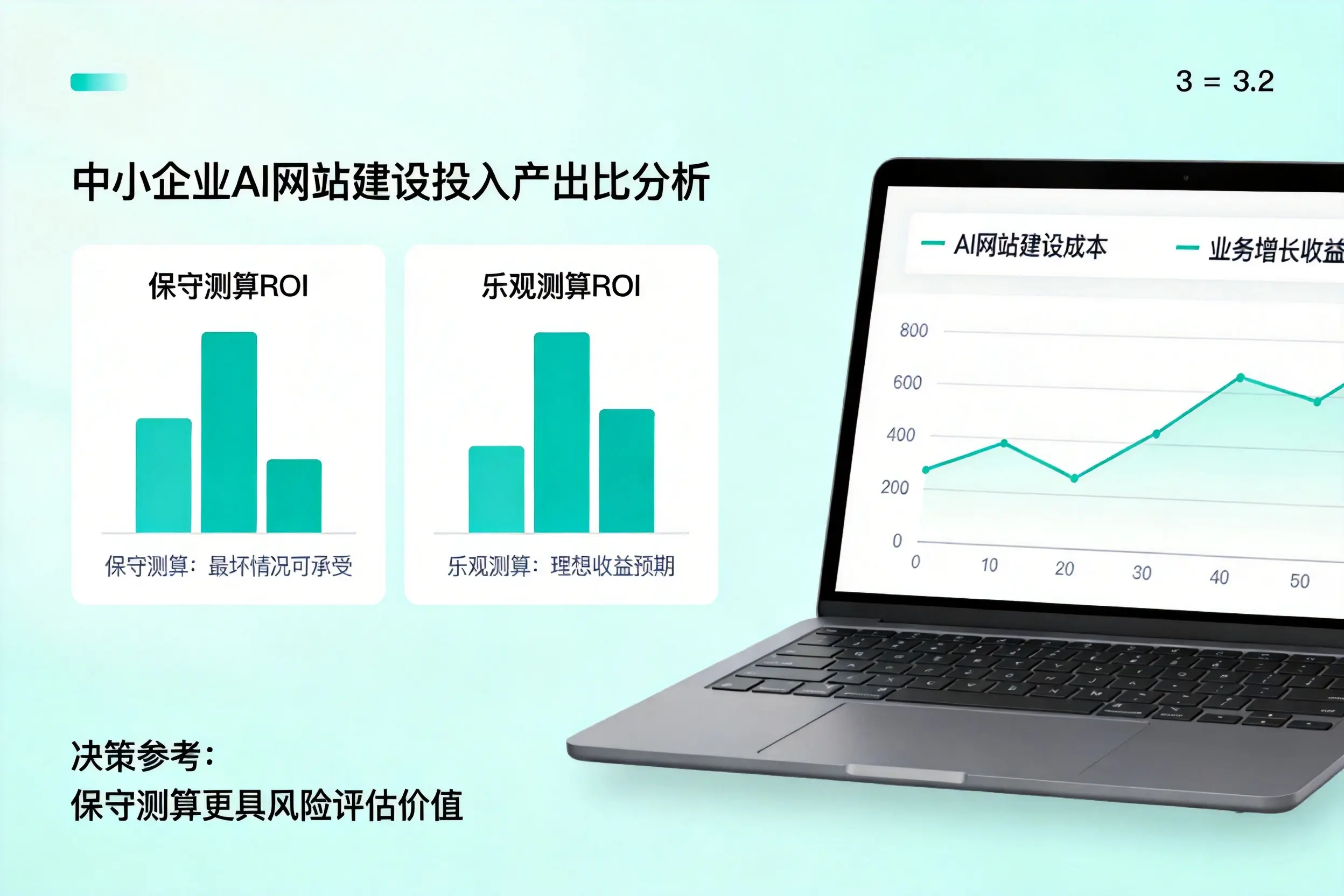 信阳中小企业AI网站建设投入产出比怎么算?先看这份分析