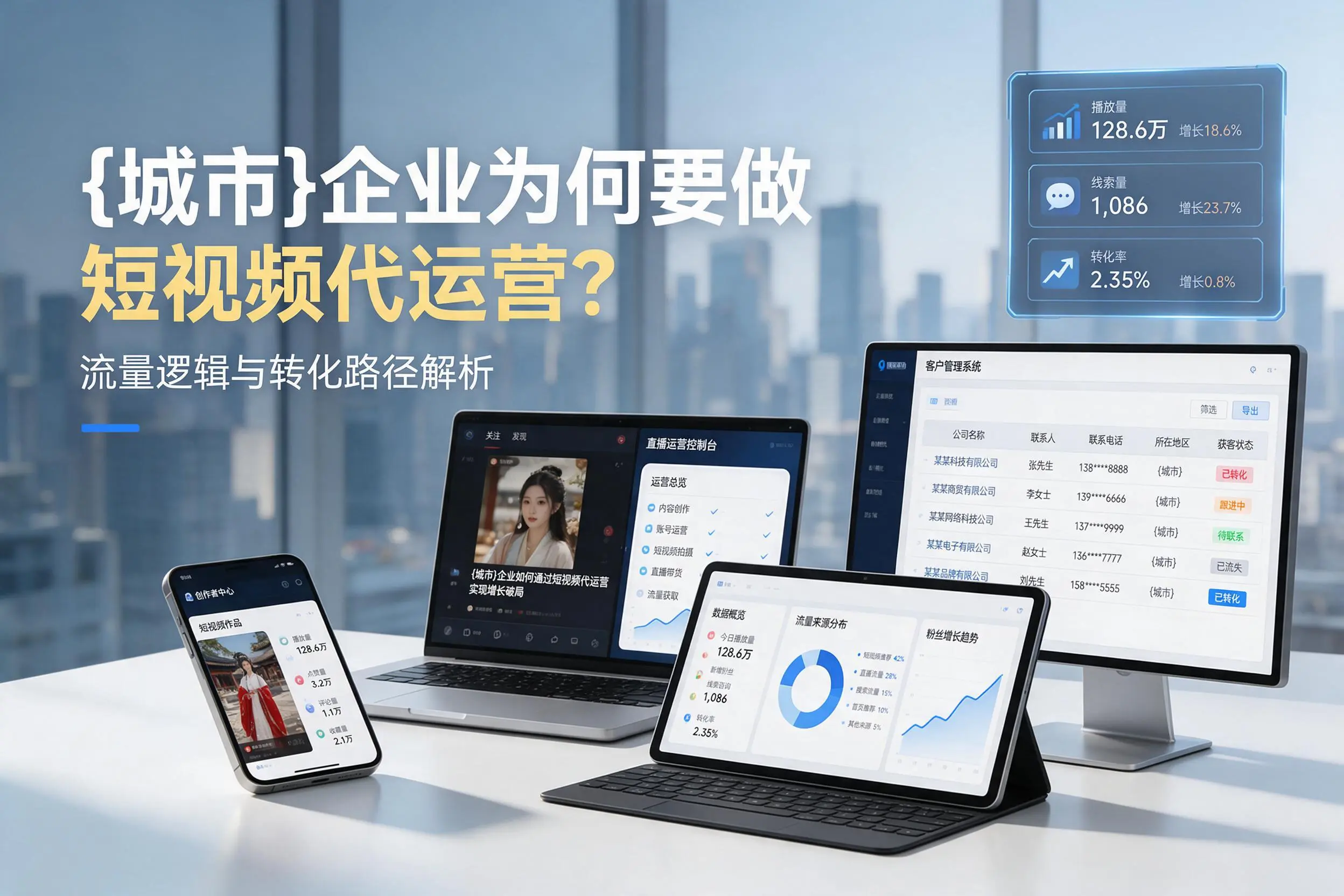 信阳企业为何要做短视频代运营？流量逻辑与转化路径解析