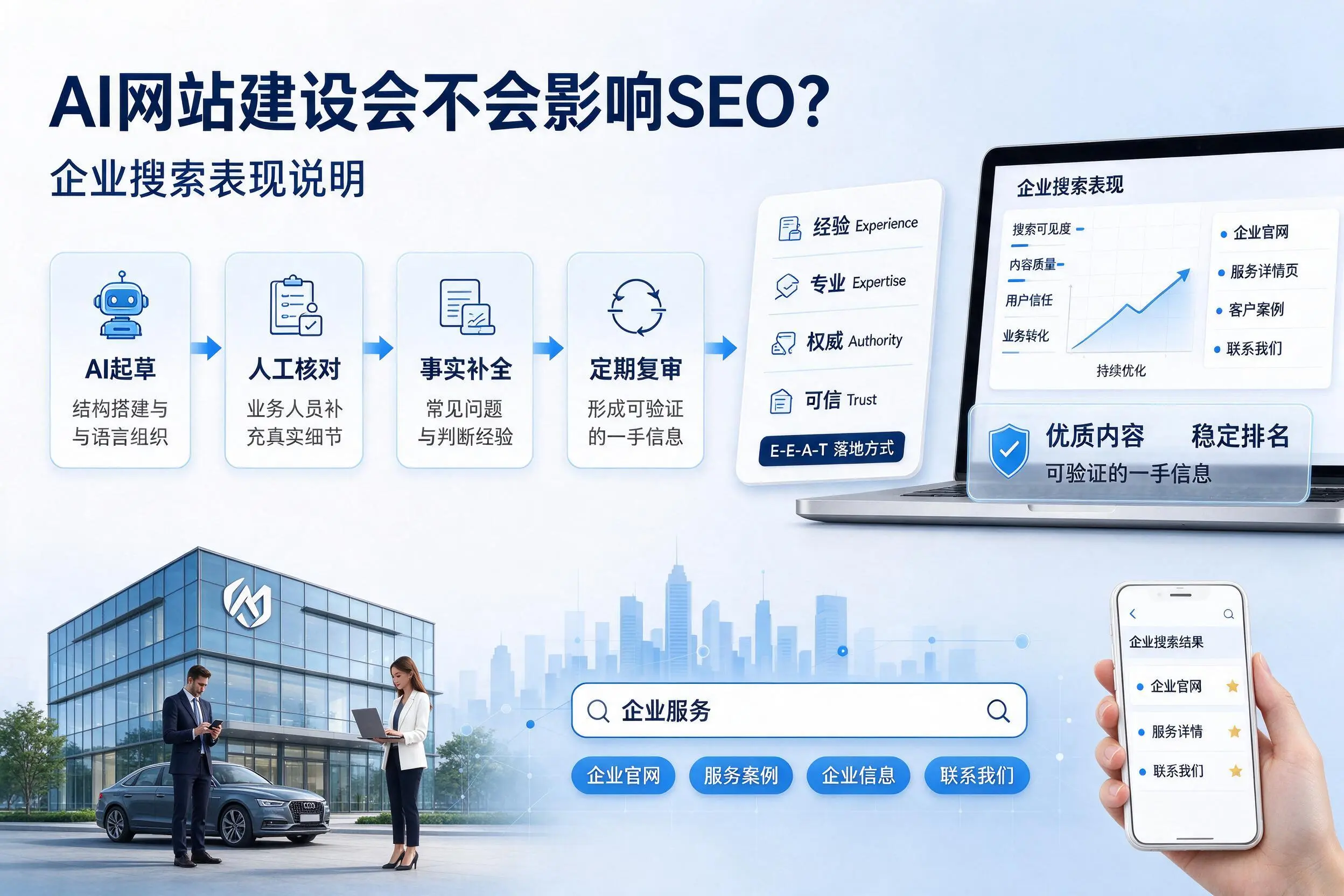 AI网站建设会不会影响SEO？信阳企业搜索表现说明