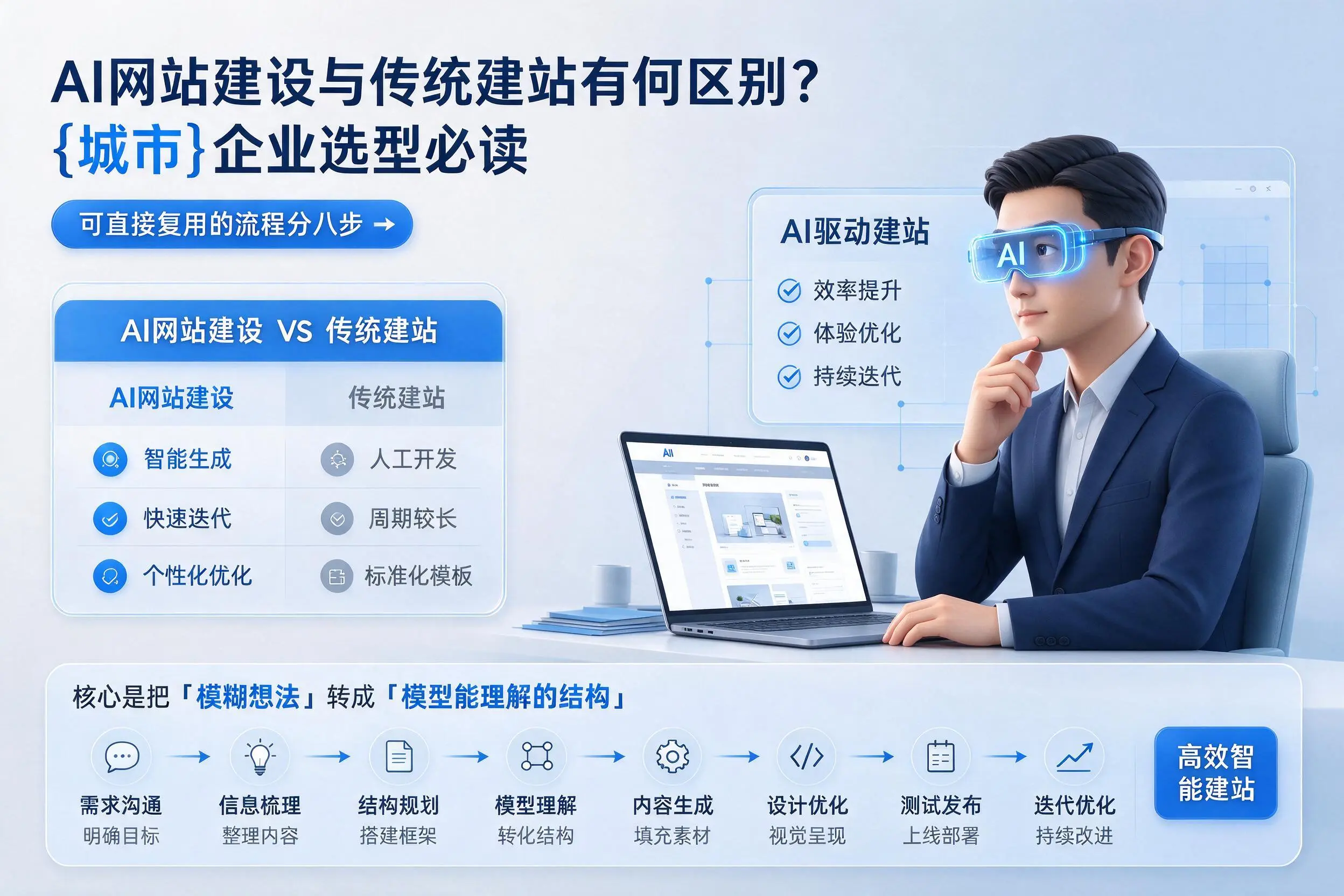 AI网站建设与传统建站有何区别？信阳企业选型必读