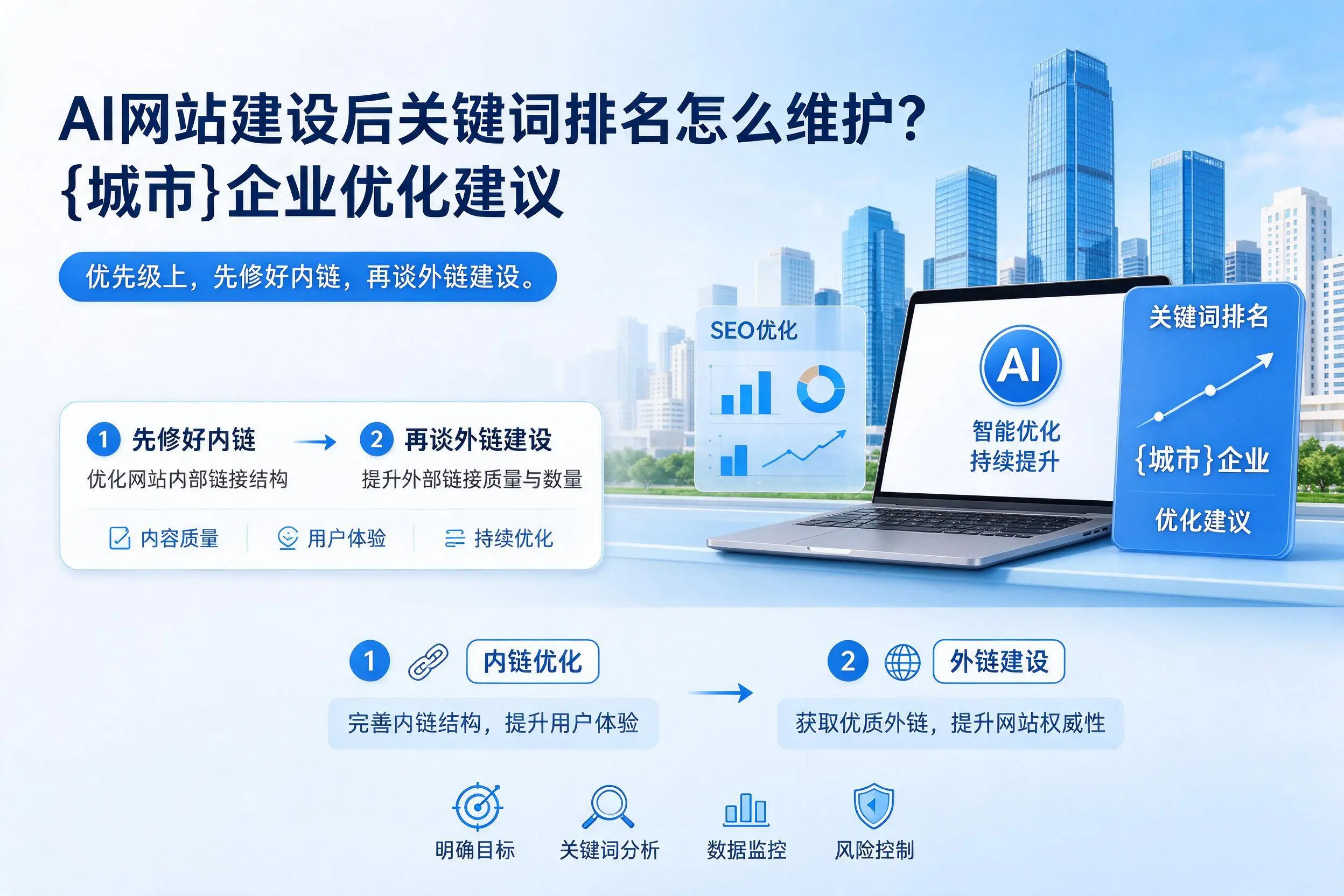AI网站建设后关键词排名怎么维护？信阳企业优化建议