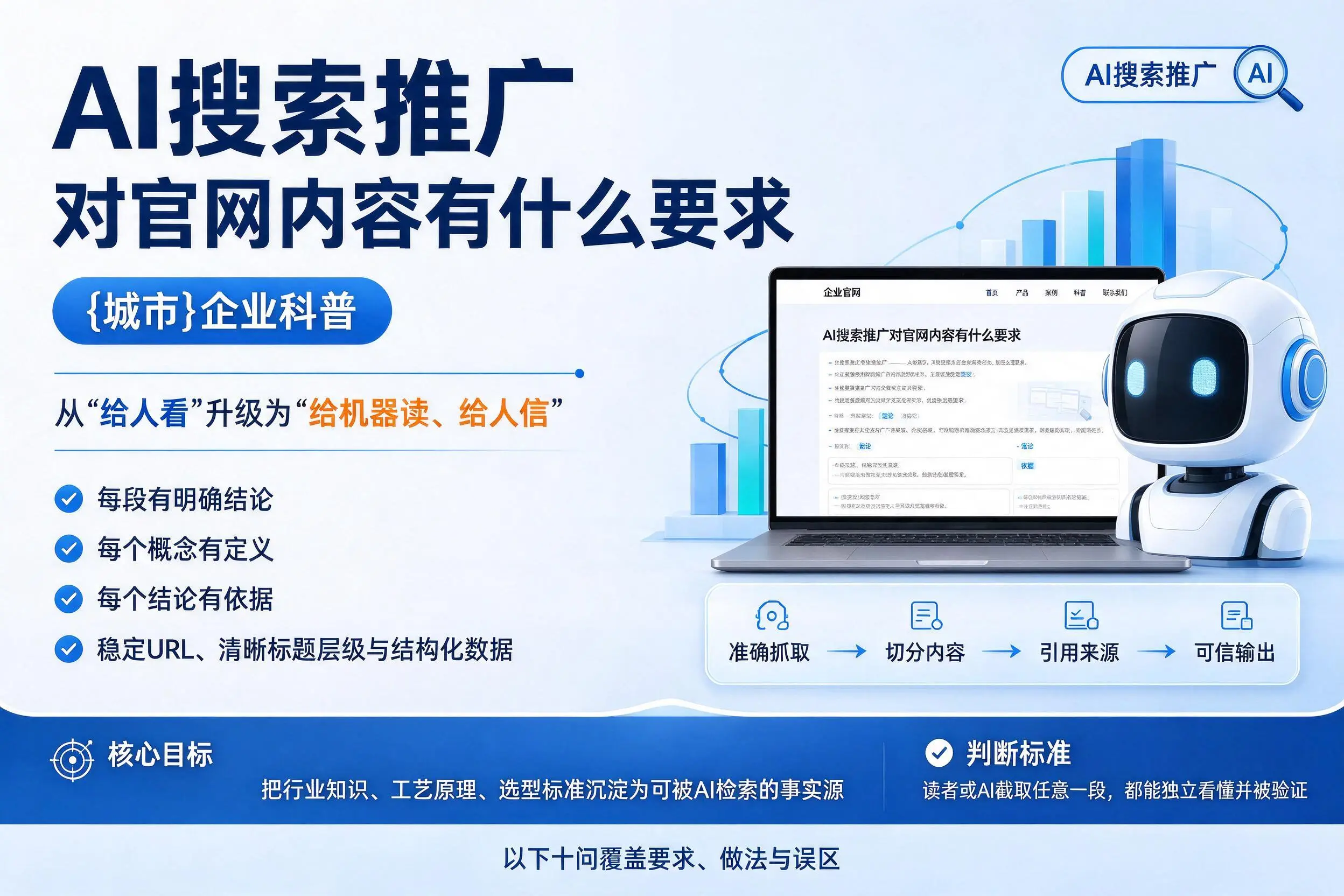 AI搜索推广对官网内容有什么要求,信阳企业科普